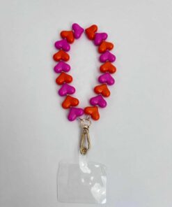 TELEFOON KOORD ROZE ORANJE