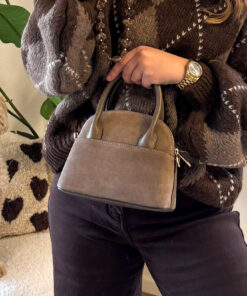 NIKKI BAG TAUPE SUEDE