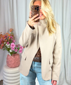 JAMIE BLAZER TAUPE