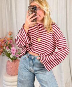 LONGSLEEVE TOP BORDEAUX