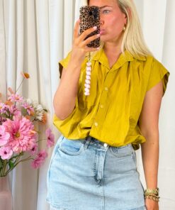 GROENE BLOUSE