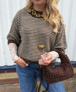 ANNABEL KNIT BROWN