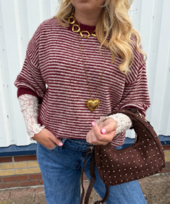 ANNABEL KNIT BORDEAUX