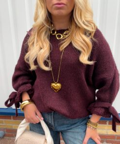 ANNE STRIK TRUI BORDEAUX