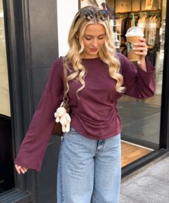 THIRZA LONGSLEEVE PLUM